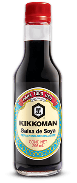 Salsa de soya para cocinar sushi y platillos japoneses